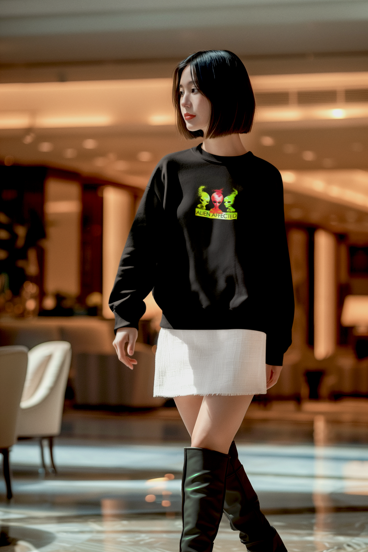 ALIEN HEADS SWEATER