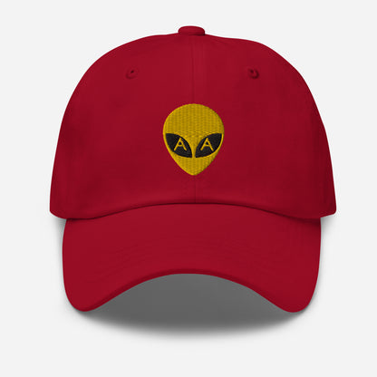 GOLD ALIEN DAD HAT